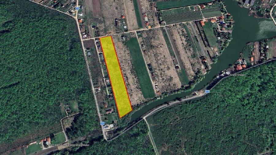 SNAGOV, Teren intravilan - 17.500 mp - DESCHIDERE LA LAC SI DRUM - 1