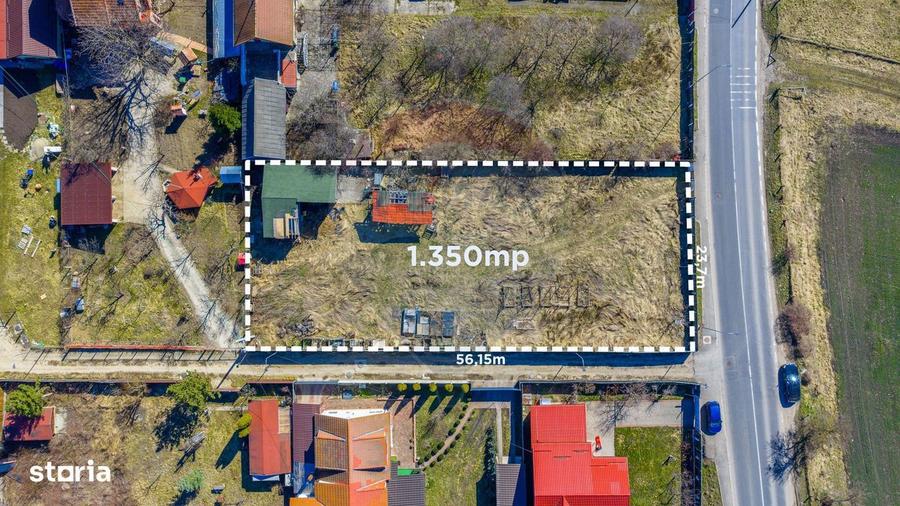 Teren 1350 mp-Strada Lanii/ COMISION 0% - 1