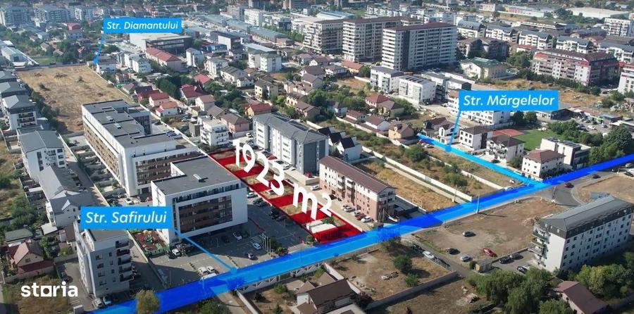 Teren 1.923 mp cu deschidere la strada si utilitati complete - 3