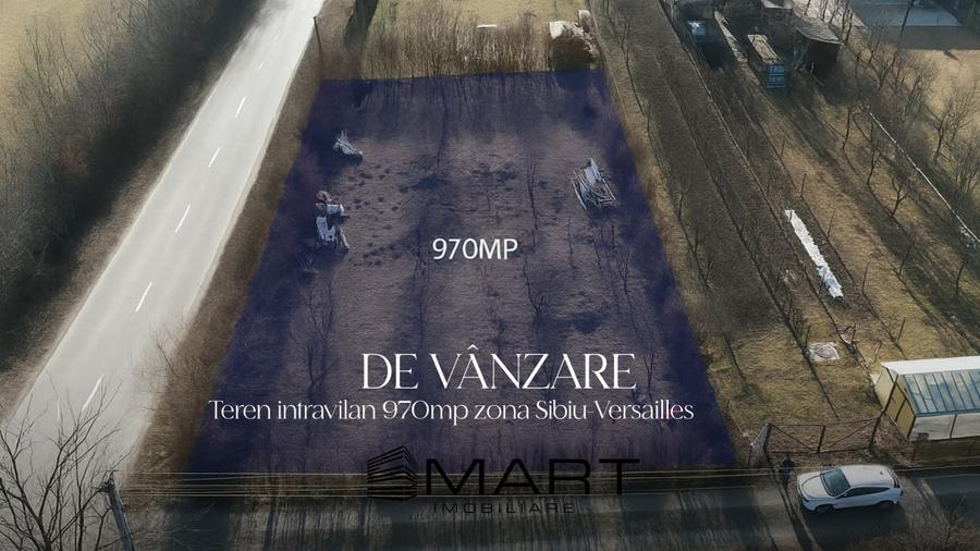 Teren intravilan 974mp Sibiu - Versailles - 1