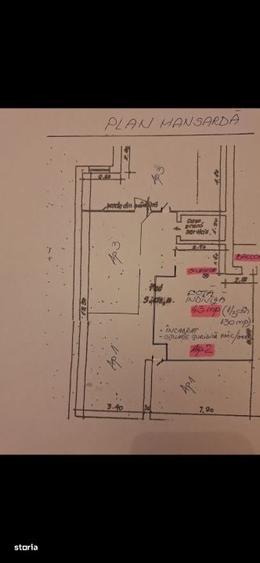 Apartament cu 3 camere în Central