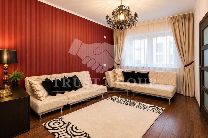 Apartament cu 3 camere decomandat, mobilat în Herăstrău