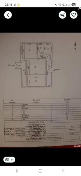 Vand apartament 3camere(magazin alimentar),Petre Sergescu - 1