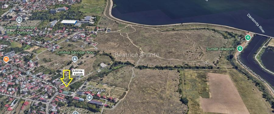 TEREN DE VANZARE - 6.312 MP - FÂNTANA DOMNEASCĂ - Dezvoltare Majoră lângă Lac