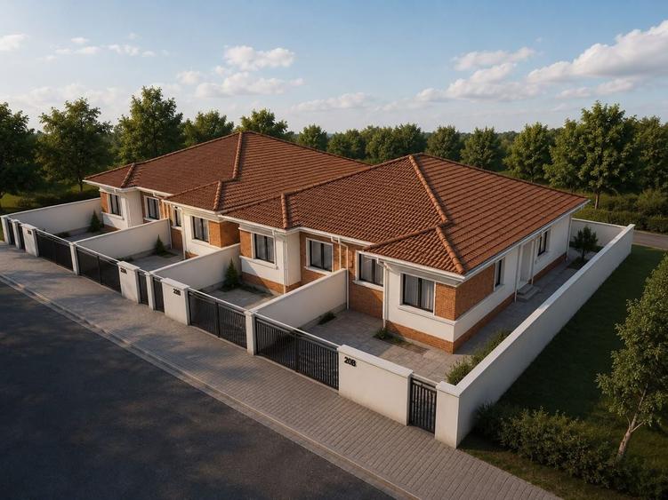 Duplex cu 4 camere cu Canalizare în Moșnița Nouă