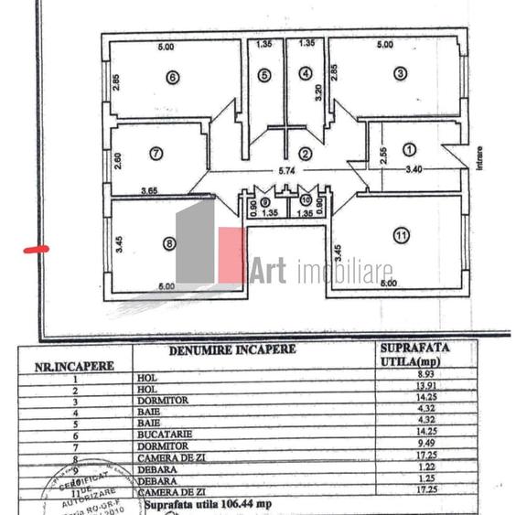Ap 4 cam Giurgiu decomandat, parter - 4