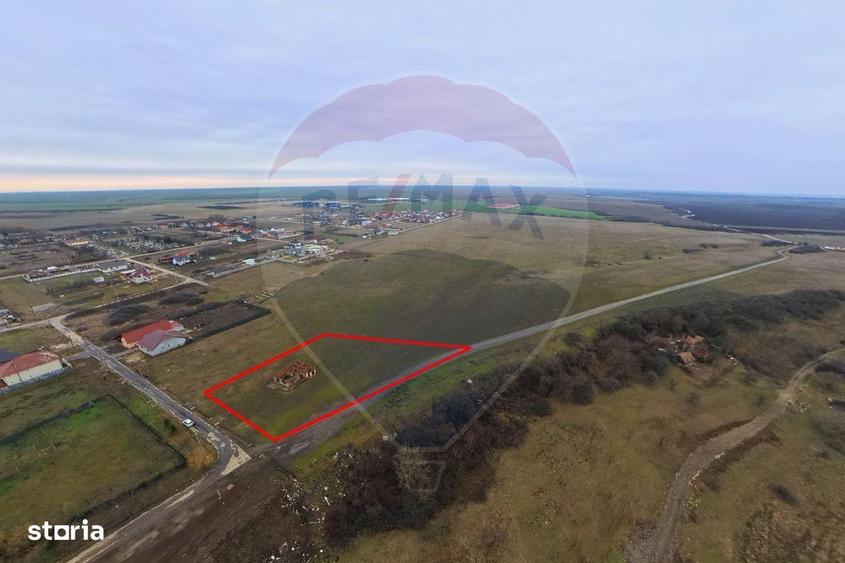 Teren generos cu doua fronturi, Frumuseni zona in dezvoltare - 5