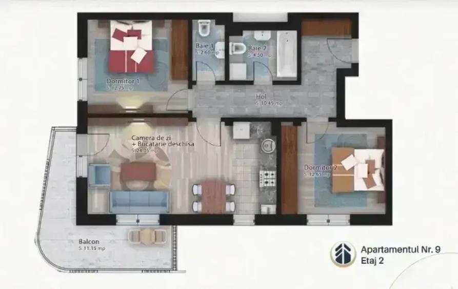 Apartament modern 3 camere | Boutique | Ștefan cel Mare – Obor - 10