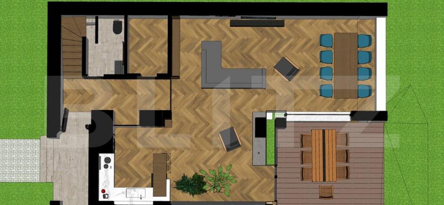 Casa ideal locuit 4 camere teren mare , zona excelenta Crist - 21