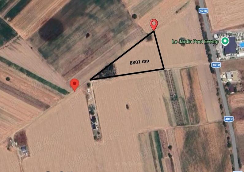 SUPER OFERTA | 8.801 mp intravilan | 10 euro mp | Investi?ie rara - 2