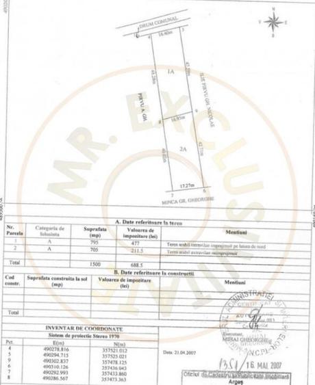 Teren de vanzare 1500 mp, Bro?teni, jud. Arge? - 3