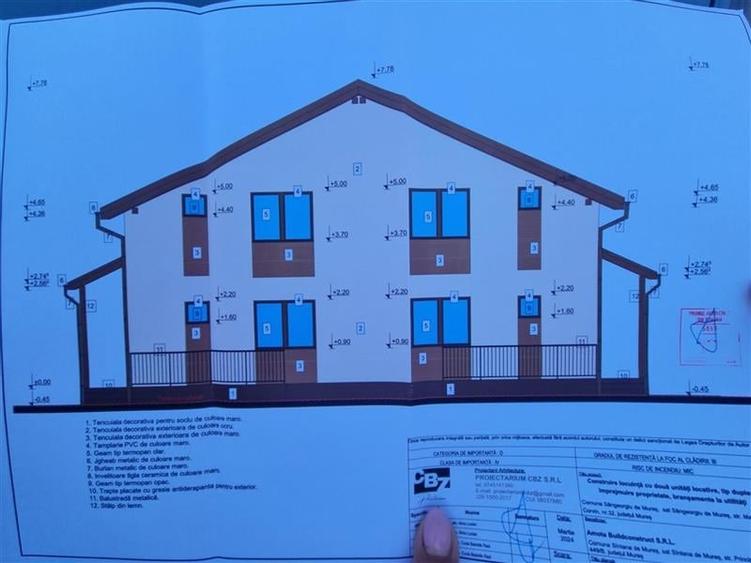 De vanzare case tip dupex, 2 nivele, 120 mp, 4 camere, 2 bai cu 3 arii, Sangeorg - 1