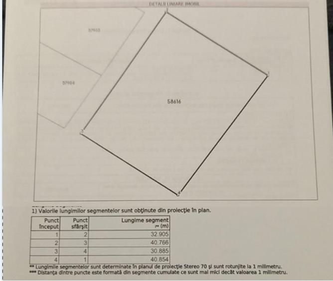 Teren Construcții intravilan de 1300 mp, în Căldăraru