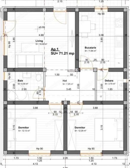 Duplex pe Orizontala in Giroc Sat, 72 mp utili + teren 175 mp Duplex pe Orizontala in Giroc Sat, 72 mp utili + teren 175 mp