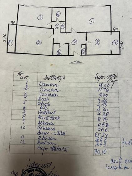 Apartament Dristor| Vitan | 3 camere| 2 bai| 2 balcoane| Centrala Termica - 11