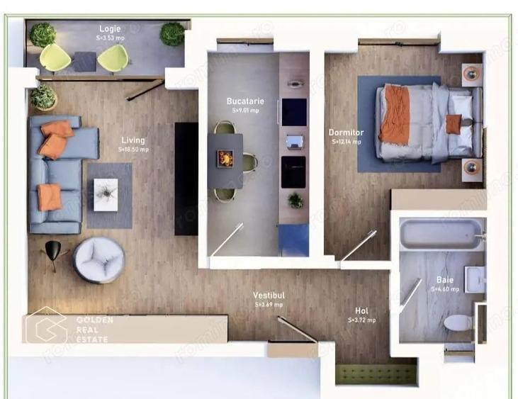 Apartament 2 camere zona Nord Finalizare Martie 2026 - 7