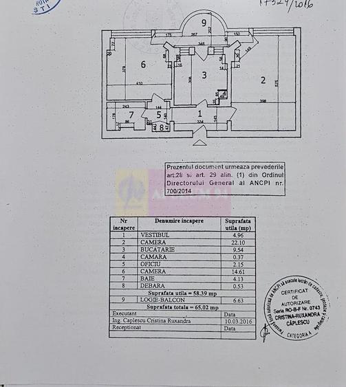 Vanzare apartament 2 camere in zona bd. Decebal stradal - 10