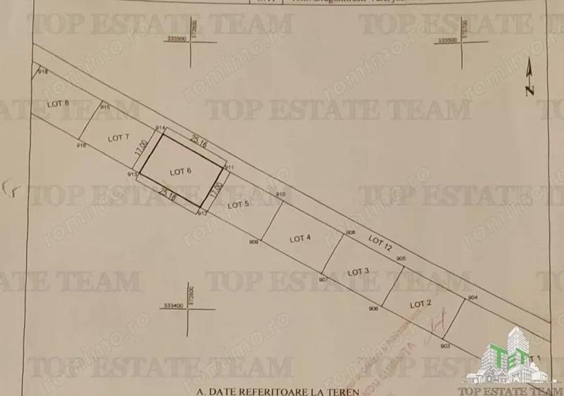 Teren 428mp ideal pentru casa in Dragomiresti-Vale - 1