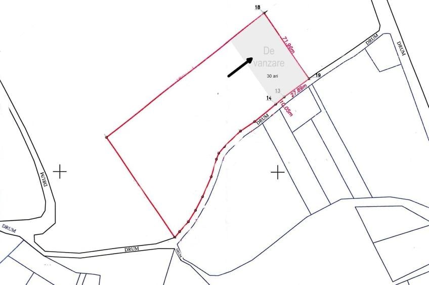 Vând teren 30 ari (eventual parcele 10 ari) - 3