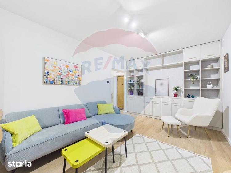 Apartament cu 2 camere, mobilat în Pajura