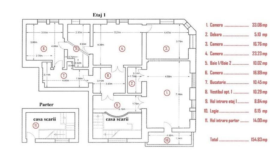 Apartament 5 camere Dacia - 10
