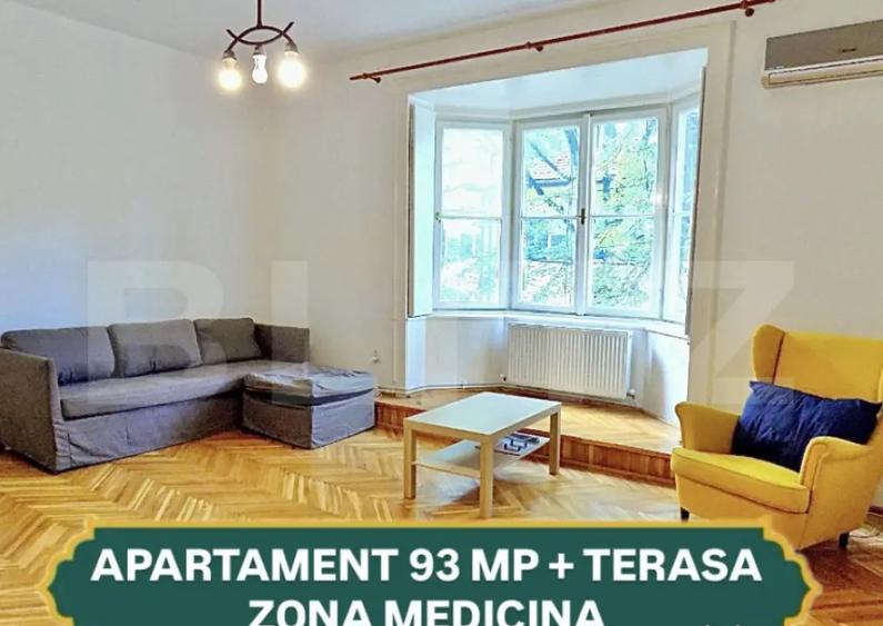 Apartament 3 camere, 93 mp + terasa, zona Medicina - 5