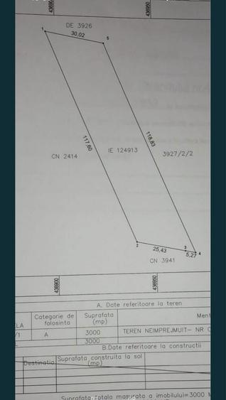 vand teren intravilan! 3000 mp zona industriala est/broscarie - 2