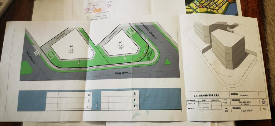 vand teren Drumul Sarmas nr. 76/78 1180mp+200 mp drum servitute 240euro mp - 7