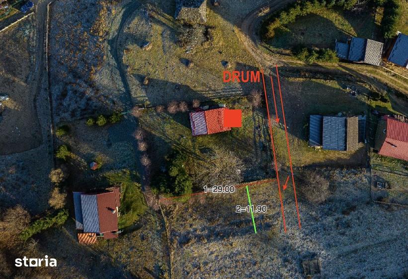 Teren intravilan pentru cabana | Some?u Rece, 24 km Cluj - 7