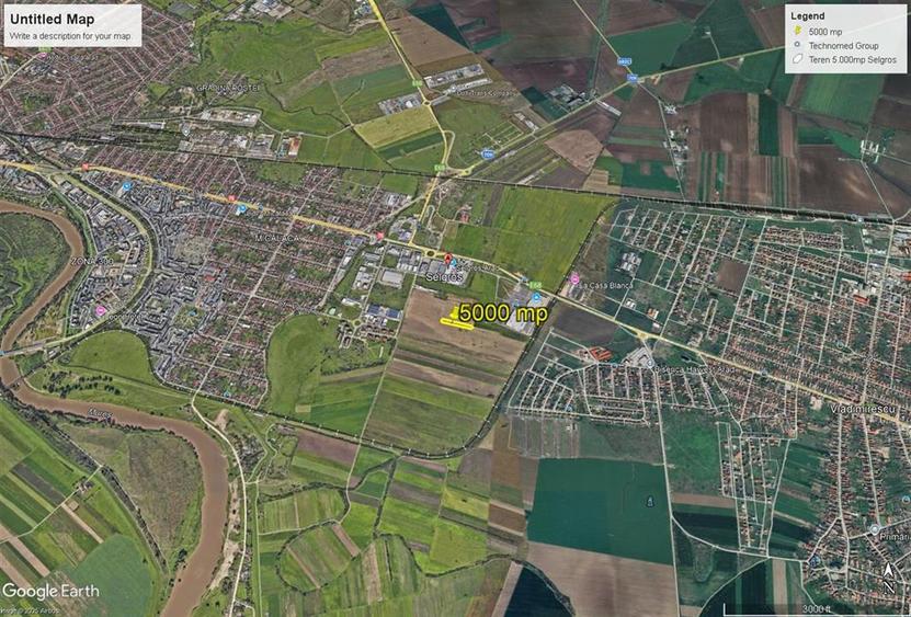 Teren  de 5000 mp langa Selgros - Jumbo - Real - Altex - 1