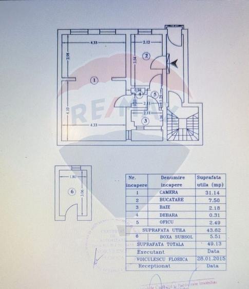 Apartament cu 1 camere de vânzare în zona Armeneasca - 1