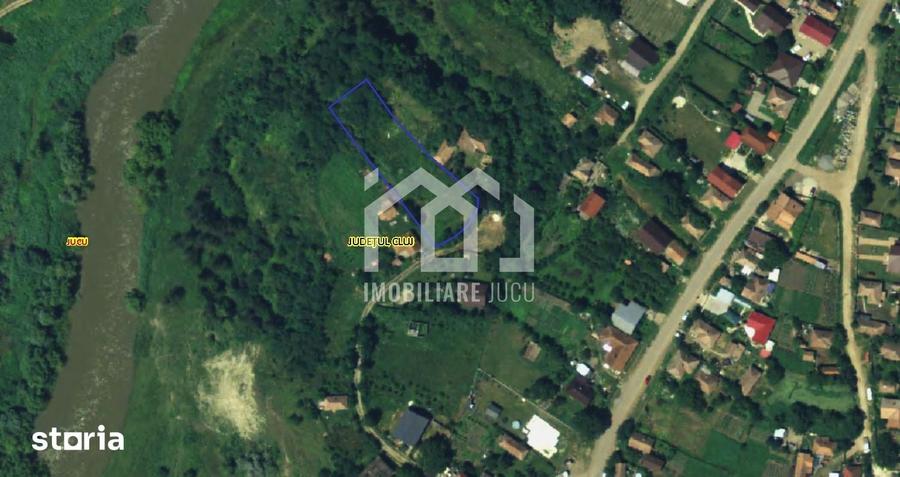 Teren de 1750 mp, în Jucu