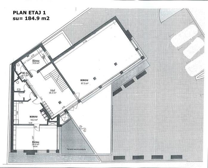 Spațiu comercial, de 800 mp, în Complex Studențesc