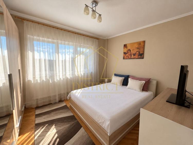 Apartament cu 2 camere semidecomandat, mobilat în Central