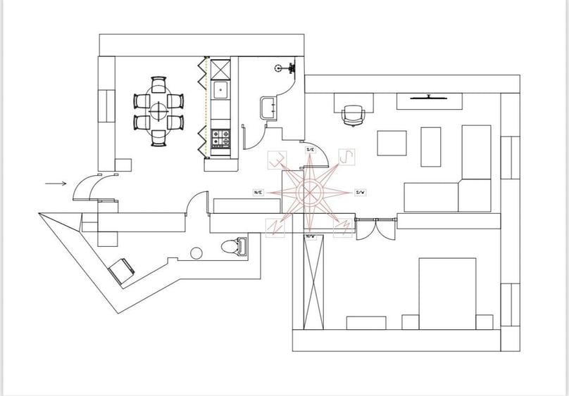 Apartament cu 2 camere în Iosefin