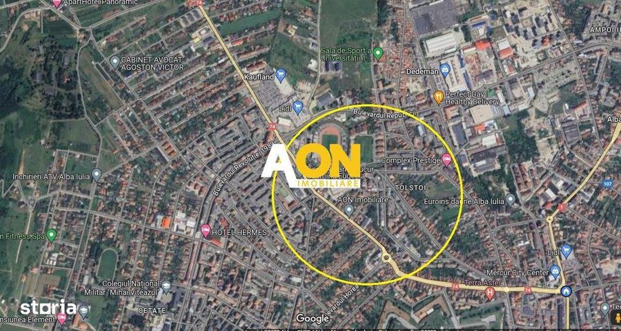 Teren intravilan 466 mp, Alba Iulia, P+4-5, zona Stadion Cetate - 1