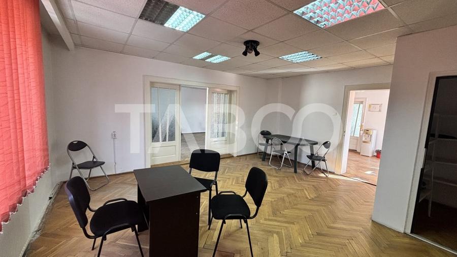 Spatiu birouri 3 balcoane si o terasa in Sibiu 120 mp zona Centrala - 1