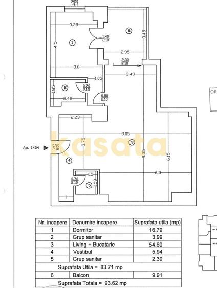 Apartament de vanzare – 2 Camere | Zona de Nord | Complex Upground - 18