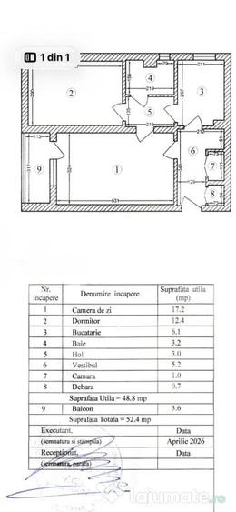 Apartament 2 camera(necesita renovare) - 4
