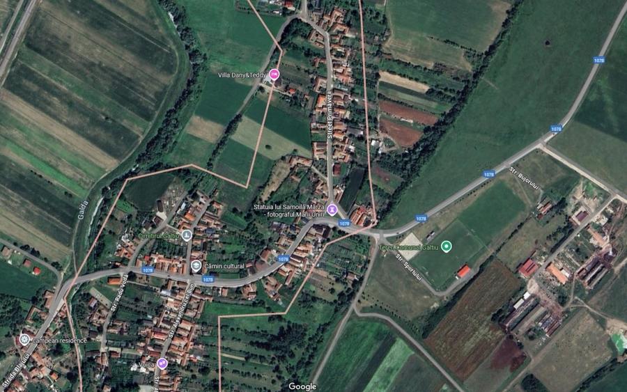 OKAZIE ! Teren Intravilan imprejmuit 2560 mp cu deschidere 29 m Santimbru Galtiu - 5