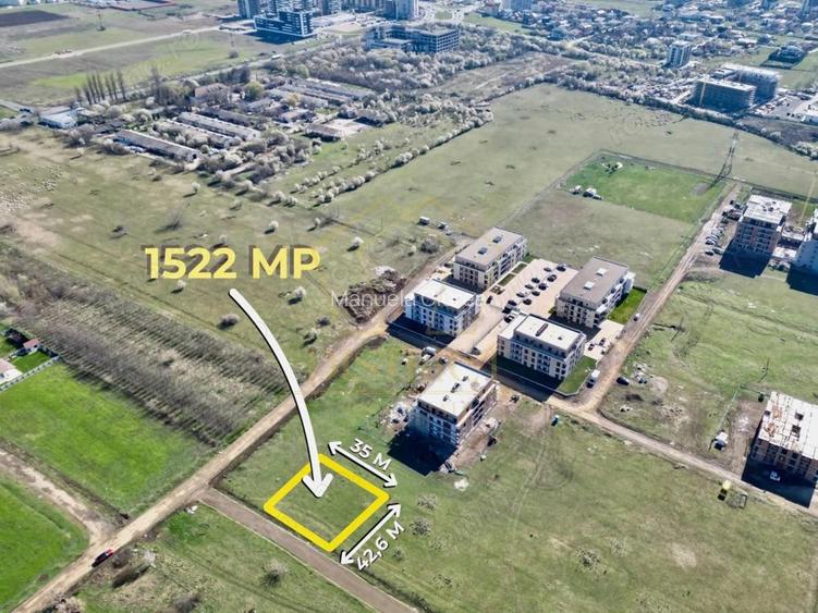 Teren intravilan locuinte colective 1522mp | Torontalului