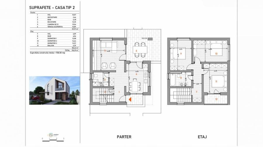 *Vilă Bucium-Vișan* - 650mp teren - *toate utilitățile* - 5