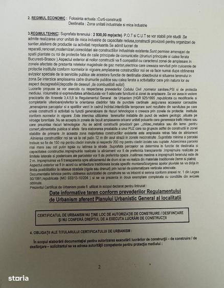 Vanzare teren intravilan 2944mp constructii ideal investitie Busteni - 4