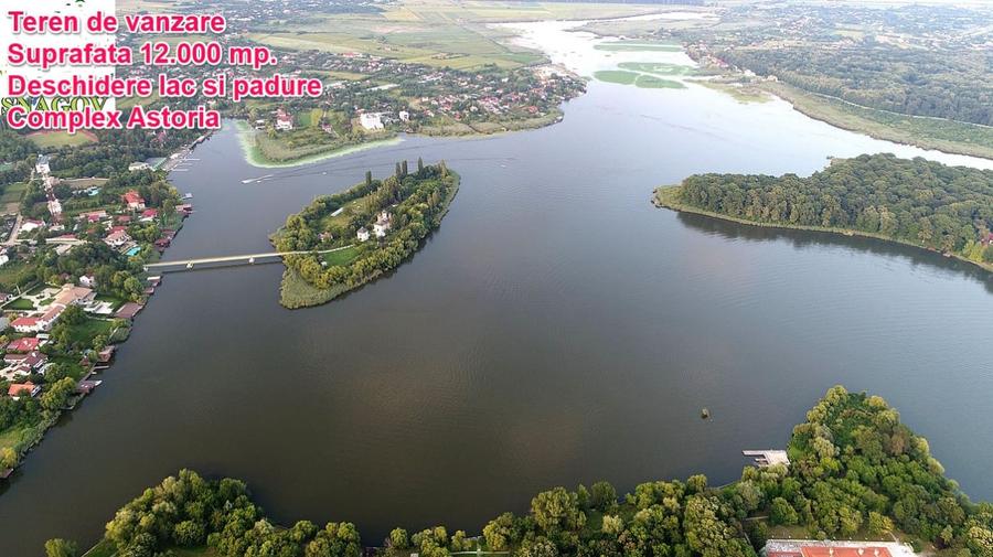 De vanzare teren superb cu deschidere la lacul si padurea Snagov - 1