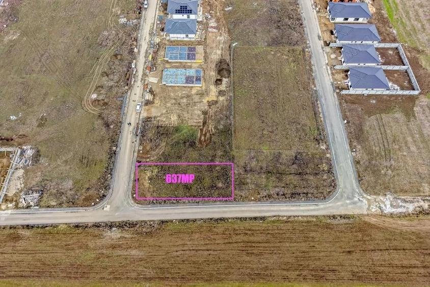 REZERVAT - Teren 637 mp | 2 fronturi stradale | Cartier Via Carmina - 8