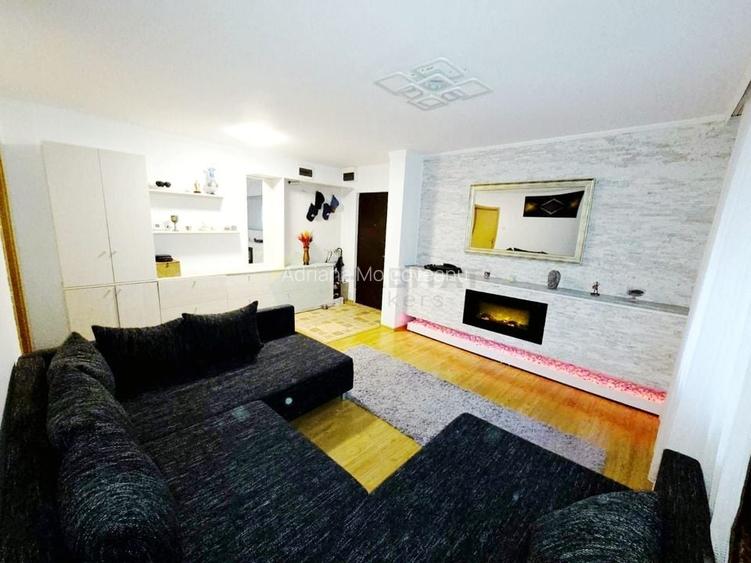 Apartament spațios cu șemineu, 4 camere, boxe, parcare – Metrou Brâncoveanu