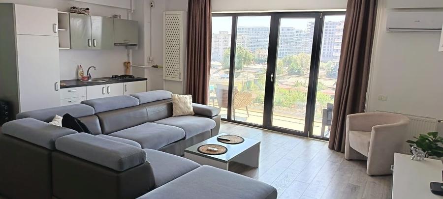 Apartament cu 2 camere nedecomandat, mobilat în Nord