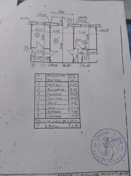 Apartament cu 2 camere semidecomandat în P-ța Muncii