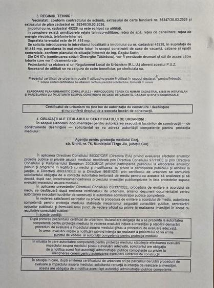 Proprietar vand parcele teren Ranca - 1