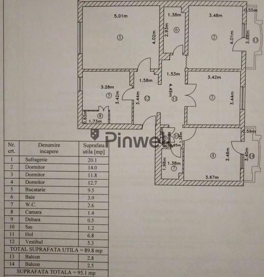 4 Camere Vitan Mall–Etaj 2/8 | Decomandat | Centrala Proprie | Parcare - 11